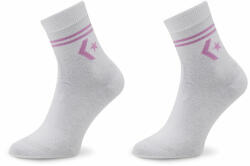 Converse 2 pár hosszú szárú női zokni E1027W Fehér (E1027W)