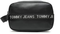 Tommy Jeans Smink táska Tjm Essential Leather Washbag AM0AM11425 Fekete (Tjm Essential Leather Washbag AM0AM11425)