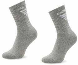 Giorgio Armani 2 pár hosszú szárú női zokni 292303 2F258 00047 Szürke (292303 2F258 00047)