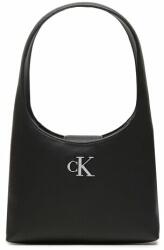 Calvin Klein Táska Minimal Monogram Shoulder Bag K60K610843 Fekete (Minimal Monogram Shoulder Bag K60K610843)