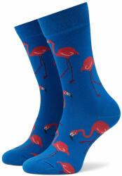 Funny Socks Unisex Magasszárú Zokni Flamingos SM1/02 Kék (Flamingos SM1/02)