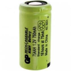 GP Batteries Baterie reîncărcabilă NiMH 75AAH-B 2 / 3AA 1.2V 750mAh 1 buc. BATERII GP