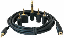 Omnitronic Headphone Extension 3m with Adapter Set