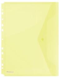 DONAU A4 PP patentos sárga (D8540S)
