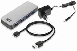 ACT AC6120 USB Hub 3.2 4 Ports Grey (AC6120) - pcland