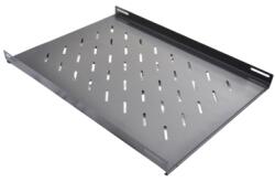 WP Fixed Shelf For RNA Series depth 600, Black RAL 9005, (depth 350 mm) (WPN-AFS-41060-B) - pcland
