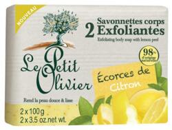 Le Petit Olivier Citromos hámlasztó szappan, 2 x 100 g