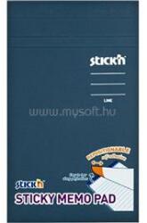 STICK N Stick`N 190, 5x114mm 50 lap/tömb vonalazott pasztell sárga öntapadó jegyzetfüzet (STICK_N_21850) (STICK_N_21850)