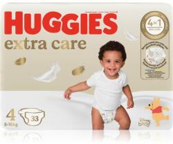Huggies Extra Care Size 4 еднократни пелени 8-16 kg 33 бр