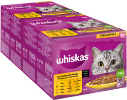 Whiskas 48x85g Whiskas 7+ Senior szárnyasválogatás szószban nedves macskatáp