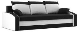 HEWLET kanapéágy, normál szövet, hab töltőanyag, szín - fekete / fehér