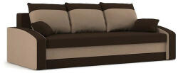  HEWLET kanapéágy, normál szövet, hab töltőanyag, szín - barna / cappuccino