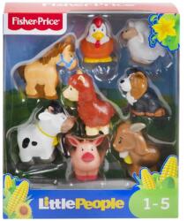 Mattel Fisher-Price, Little People, Animale de ferma, set cu 8 figurine Figurina