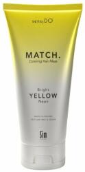 Sim Sensitive Masca coloranta tratament cu Keraguard Bright Yellow Neon, 200ml, SensiDo Match