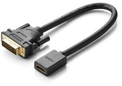 UGREEN 20118 DVI-HDMI adapter 15 cm (fekete) - dellaprint