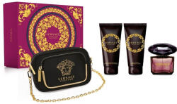 Versace Crystal Noir, SET: edt 90ml + tusfürdő gél 100ml + Testápoló 100ml + Retikül női parfüm
