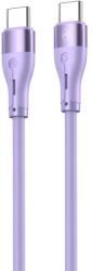 Tellur Silicone Type-C to Type-C Cable PD60W 1m Purple (T-MLX49831) - pcone