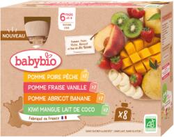  Multipack Piure de Fructe Eco, 8x90g, BabyBio