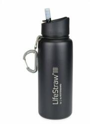 LifeStraw Go Sticlă cu filtru din oțel inoxidabil 700ml negru