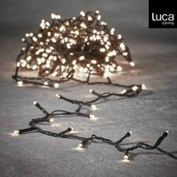 LucaLight String classic fehér fényű idõzíthetõ led fényfüzér 180 égõvel, ip44
