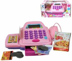 MK Toys Rózsaszín elektronikus pénztárgép kiegészítőkkel kétféle változatban (MKF411465)