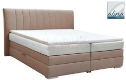 ADA - Tobias ágyneműtartós boxspring franciaágy szett 180x200 Marvin matraccal, Linus feltéttel