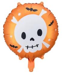 PartyDeco Балон от фолио Череп 45 см