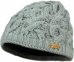 Bontis Női mintás kötött téli sapka - Világosszürke melírozott | unisex (L466-10)