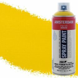 Royal Talens Amsterdam vízbázisú akrilfesték spray, 400 ml - 280, nickel titanium yellow deep