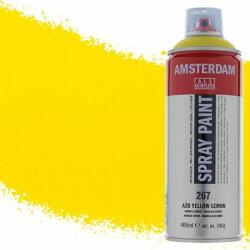 Royal Talens Amsterdam vízbázisú akrilfesték spray, 400 ml - 267, azo yellow lemon