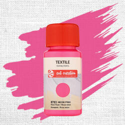Talens Art Creation textilfesték világos anyagra - 8703 Neon pink
