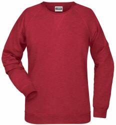 Daiber Hanorac de damă fără glugă din bumbac bio 8021 - Carmin prespălat | 2XL (8021-1780136)
