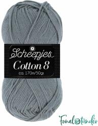 Scheepjes Cotton8 - 710 - szürke pamut fonal