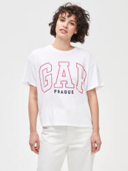 GAP Logo Prague Tricou GAP | Alb | Femei | S