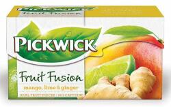 Pickwick Fruit Fusion Ceai de mango, lime și ghimbir 20x 1, 75 g