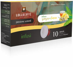 Lollo Caffé capsule de ghimbir și lămâie pentru NESPRESSO® 10 buc