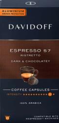 Davidoff Espresso 57 Ristretto capsule din aluminiu pentru Nespresso 10 buc