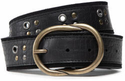 Pieces Női öv Pcnina Leather Jeans Belt Fc 17127691 Fekete (Pcnina Leather Jeans Belt Fc 17127691)