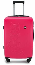 Semi Line Közepes bőrönd T5625-4 Rózsaszín (T5625-4)