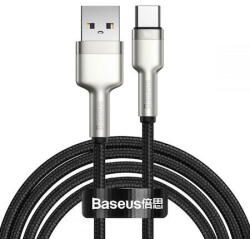 Baseus Cafule Metal, USB/USB Type-C, Power Delivery 40W, 5A, 2m, Negru - vexio