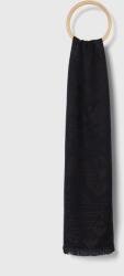 Giorgio Armani gyapjú sál sötétkék, sima - sötétkék Univerzális méret