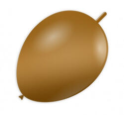 Balloons4party Set 10 baloane latex link o loon auriu metalizat 15 cm