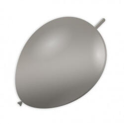 Balloons4party Set 10 baloane latex link o loon argintiu metalizat 15 cm