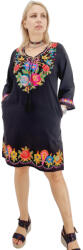Ie traditionala Rochie neagra cu Broderie Danuta 2