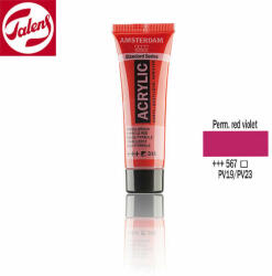 Royal Talens Amsterdam 567 permanent red violet 20 ml