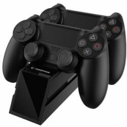 Rampage RP-PS4 dupla kontroller töltő fekete (37089)