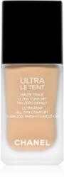 CHANEL Ultra Le Teint Flawless Finish Foundation tartós matt alapozó egységesíti a bőrszín tónusait árnyalat 30 Beige 30 ml