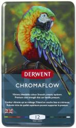 Derwent Proffesional Chromaflow, fémdobozban, 12 szín