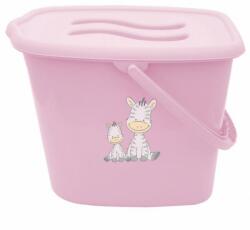 MALTEX vödör Zebra rózsaszín