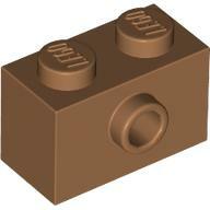 LEGO® 86876c150 - LEGO közepes nugát kocka 2 x 1 méretű oldalán 1 bütyökkel (86876c150)